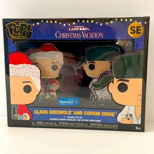 POP! Enamel Pin Set - National Lampoon’s Christmas Vacation Clark and Eddie